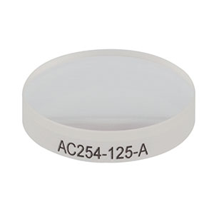 AC254-125-A - f = 125 mm, Ø1in Achromatic Doublet, ARC: 400 - 700 nm