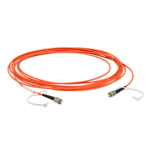 M42L05 - Ø50 µm, 0.22 NA, Low OH, FC/PC-FC/PC Fiber Patch Cable, 5 m Long