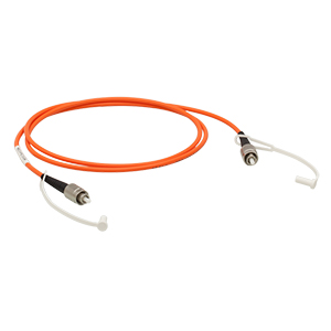 M67L01 - Ø25 µm, 0.100 NA, FC/PC-FC/PC Fiber Patch Cable, 1 m Long