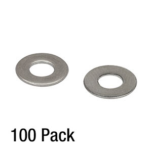 W8S038 - #8 Washer, M4 Compatible, Stainless Steel, 100 Pack