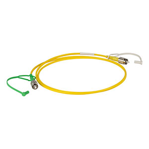 P5-630A-PCAPC-1 - Single Mode Patch Cable, 633 - 780 nm, FC/PC to FC/APC, Ø3 mm Jacket, 1 m Long