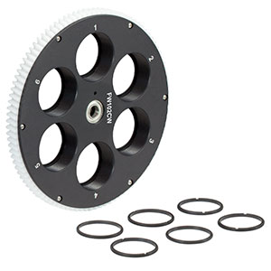 FW102CW - 6-Position Filter Wheel for Ø1in Optics