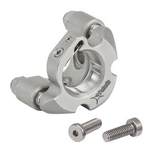 POLARIS-K05S2 - Polaris<sup>®</sup> Ø1/2in Mirror Mount, 2 Hex Adjusters with Lock Nuts