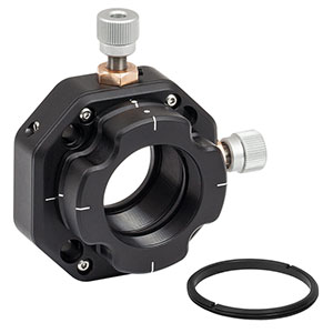 CXY1Q - 30 mm Cage System, XY Translating Mount for Ø1in Optics with Quick Release Plate