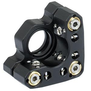 KS05T/M - SM05-Threaded Precision Kinematic Mirror Mount for Ø12.7 mm Optics, 3 Adjusters, M4 Taps