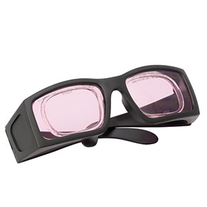 LG5A - Laser Safety Glasses, Pink Lenses, 61% Visible Light Transmission, Comfort Style