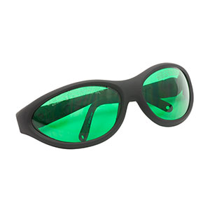 LG8B - Laser Safety Glasses, Emerald Lenses, 35% Visible Light Transmission, Sport Style