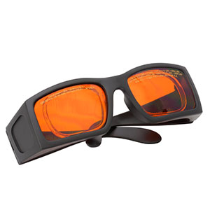 LG10A - Laser Safety Glasses, Amber Lenses, 35% Visible Light Transmission, Comfort Style