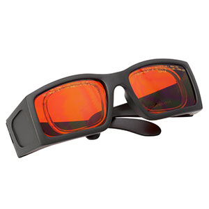 LG12A - Laser Safety Glasses, Amber Lenses, 11% Visible Light Transmission, Comfort Style