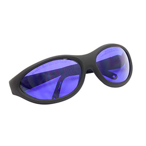 LG15B - Laser Safety Glasses, Purple Lenses, 15% Visible Light Transmission, Sport Style