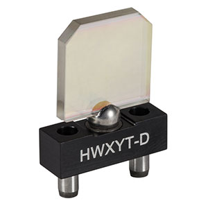 HWXYT-D - Fiber Bench Tweaker Module, 2.5 mm Thick CaF<sub>2</sub>, ARC: 1650-3000 nm