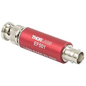 EF501 - Low-Pass Electrical Filter, ≤10 MHz Passband, Coaxial BNC Feedthrough