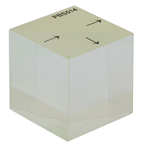 PBS514 - 2in Polarizing Beamsplitter Cube, 1200 - 1600 nm