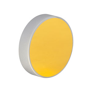 PF10-03-M03 - Ø1in (25.4 mm) Unprotected Gold Mirror