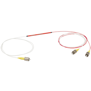 W1064S246F1B - 1064 nm / 1310 nm Wavelength Division Multiplexer, HI1060 FLEX Fiber,  FC/PC Connectors