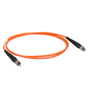 M113L01 - Ø400 µm, 0.22 NA, SMA-SMA Solarization-Resistant MM Fiber Patch Cable, 1 m Long