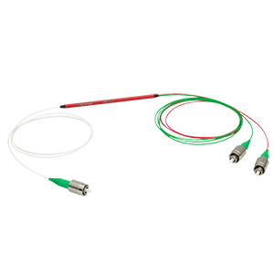RG40A1 - 532 nm / 670 nm Wavelength Combiner/Splitter, FC/APC Connectors