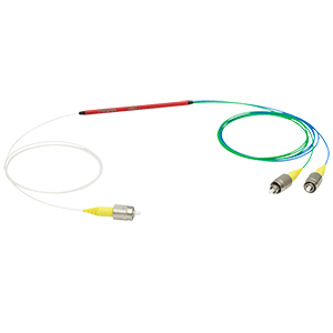 GB29F1 - 473 nm / 561 nm Wavelength Combiner/Splitter, FC/PC Connectors