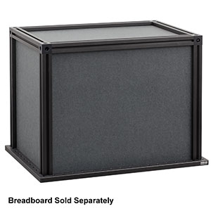 XE25C7 - 15in x 9in x 12in (L x W x H)  Enclosure with Black Hardboard Panels