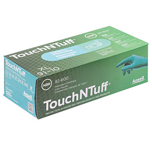MC10-XL - Extra-Large Powder-Free Nitrile Gloves, Qty. 100 Gloves, Teal