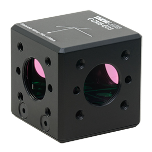 CCM5-E03 - 16 mm Cage-Cube-Mounted Dielectric Turning Prism Mirror, 750-1100 nm, 8-32 Tap