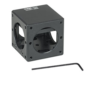 CCM1-4ER - Compact Clamping 4-Port Prism/Mirror 30 mm Cage Cube, 8-32 Tap