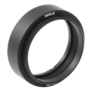 SM30L03 - SM30 Lens Tube, 0.3in Thread Depth, One Retaining Ring Included