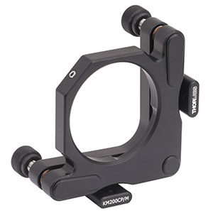 KM200CP/M - Kinematic Mirror Mount for Ø2in Optics with Post-Centered Front Plate, M4 Taps
