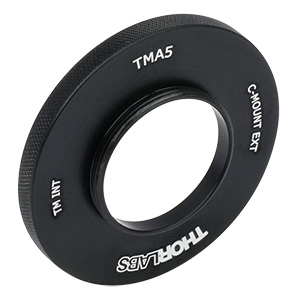 TMA5 - Adapter with External C-Mount Threads and Internal T-Mount Threads, 4.3 mm Spacer