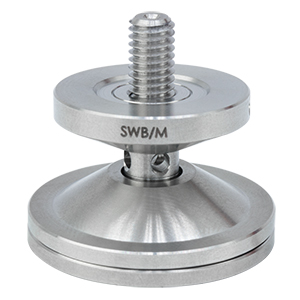 SWB/M - Articulated Mounting Base, M6 x 1.0 Threaded Stud, Qty. 1