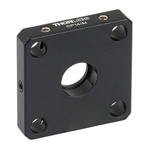 CP14/M - 30 mm Cage Plate with Ø1/2in Double Bore, M4 Tap