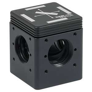DFM1L/M - Kinematic Fluorescence Filter Cube for Ø25 mm Fluorescence Filters, 30 mm Cage Compatible, Left-Turning, M6 Tapped Holes