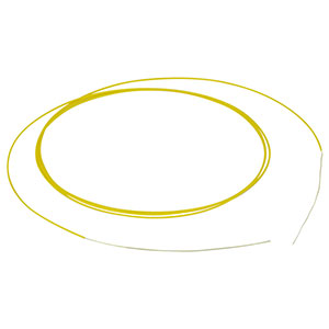 FT900KY - Yellow Ø900 µm Hytrel Furcation Tubing with Kevlar Threads
