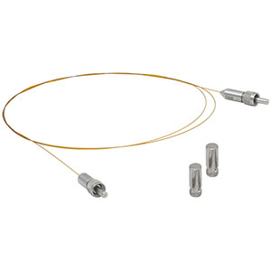 MV22L1 - Ø200 µm, 0.22 NA, UHV, High-Temp. SMA Patch Cable, Low OH, 1 m Long