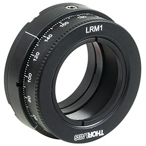 LRM1 - Rotation Mount for Ø1in (25.4 mm) Optics, External SM1 Threads
