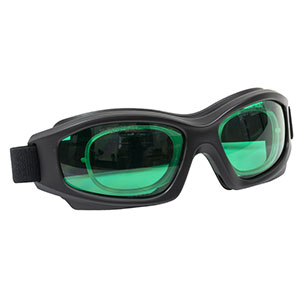 LG13C - Laser Safety Goggles, Blue Lenses, 39% Visible Light Transmission, Modern Goggle Style