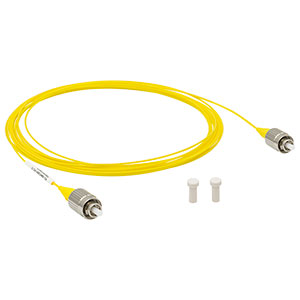 P1-SMF28Y-FC-5 - Single Mode Patch Cable, 1260-1625 nm, FC/PC, Ø900 µm Jacket, 5 m Long