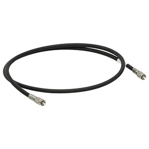 MR21L01 - Ø200 µm, 0.22 NA, High OH, FC/PC-FC/PC Armored Fiber Patch Cable, 1 m Long