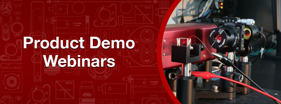 Product Demonstration Webinar Series