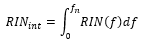 PNA1 Integrated RIN equation