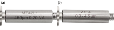 Fiber Ends, Top and Bottom