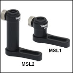 Swivel-Base Mini-Series Post Holders, 1/4in (M6) Slot