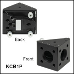 30 mm Cage Right-Angle Kinematic Off-Axis Parabolic Mirror Mount with Smooth Cage Rod Bores