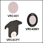 NIR Alignment Disks: 790 to 840 nm, 870 to 1070 nm, and 1500 to 1590 nm