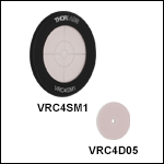 NIR Alignment Disks: 790 to 840 nm, 870 to 1070 nm, and 1500 to 1590 nm