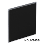 50 mm Square UV Fused Silica Metallic ND Filters, Unmounted