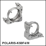 Ø50 mm Polaris Low-Distortion Kinematic Mount, 2 Adjusters