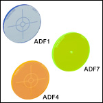 Fluorescing Alignment Disks for UV/Visible/NIR Source, Cast Acrylic