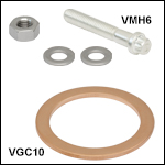 CF Flange Copper Gaskets and Mounting Hardware