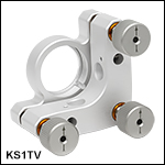 Vacuum-Compatible Ø1" SM-Threaded Kinematic Mirror Mount<br>